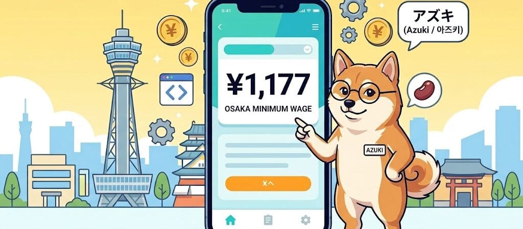 ##[비자/행정] 구인구직 필수 확인! 오사카부 최저임금 1,177엔 인상 및 알바생 권리 보장 총정리