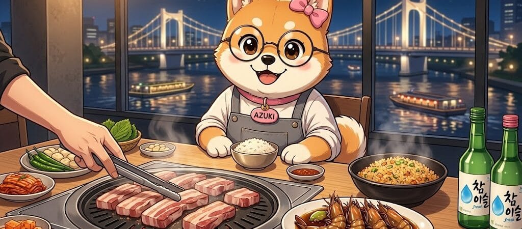 [맛집] 16인 단체도 OK! 직접 구워주는 삼겹살과 명품 간장새우 맛집 ‘이치산(イチサン)’ 리얼 후기