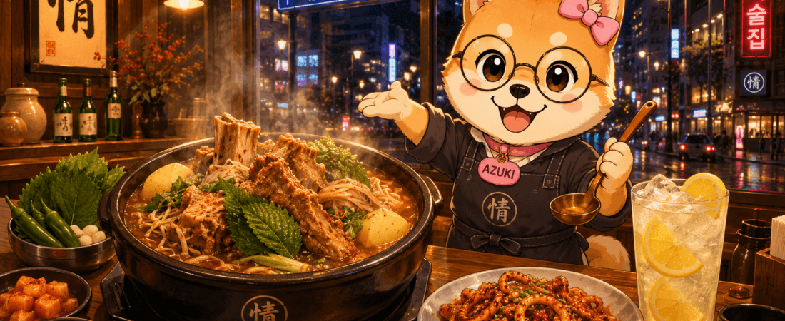 [오사카/맛집] 나가호리바시·닛폰바시 현지 한국인 강추居酒屋 ‘정(情)’: 남성 5인이 감탄한 역대급 가성비 감자탕과 찐한 레몬 츄하이 내돈내산 5.0 만점 솔직 후기