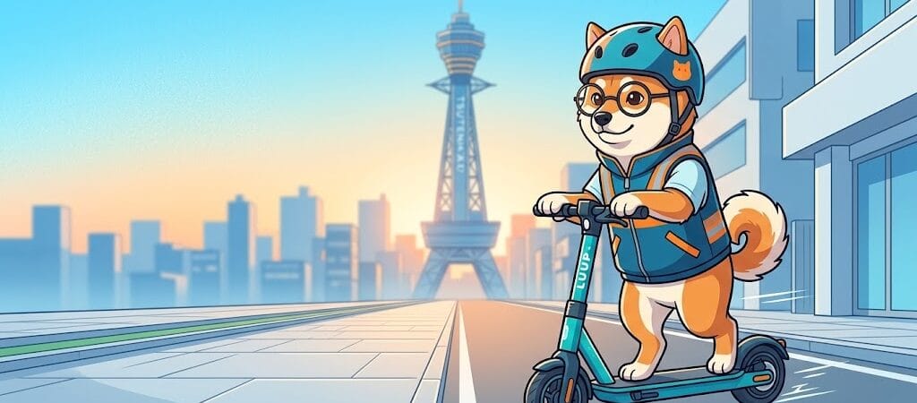 [일본교통] 지하철역 없는 곳도 30분 무료로 이동! 전동킥보드 루프(LUUP) 이용방법 및 꿀팁 총정리