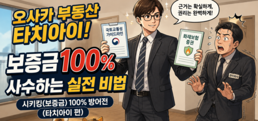 [오사카 부동산] 악덕 업자 참교육? 15년 차가 말하는 오사카 이사 시 시키킹(보증금) 100% 방어전 후기